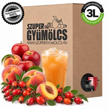 Csipkebogyó őszibarack alma nfc gyümölcslé direktlé