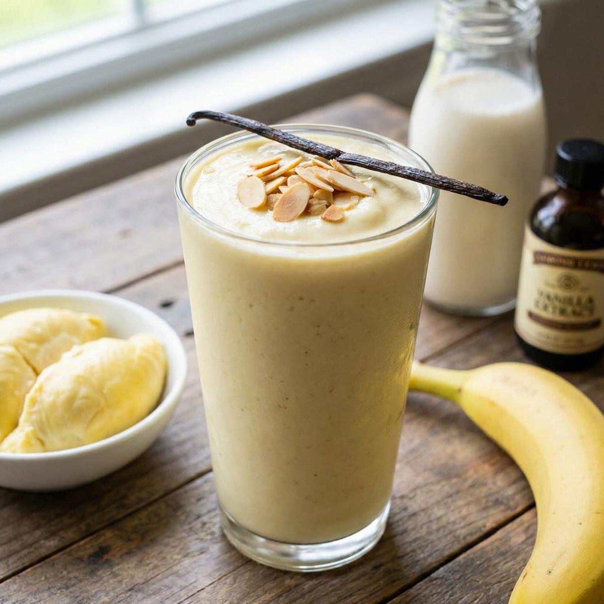 Durián gyümölcs smoothie Durián gyümölcs smoothie
