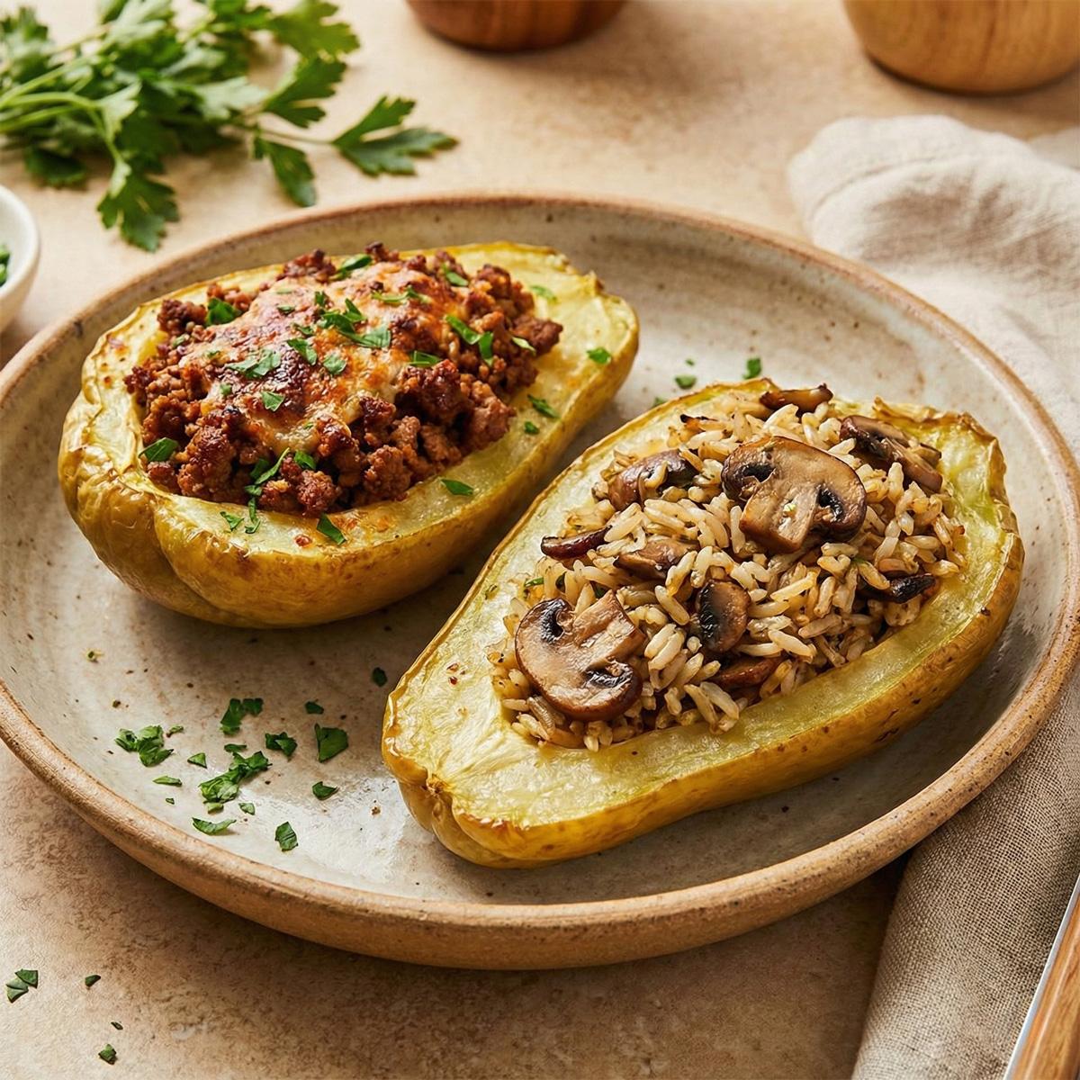 Töltött chayote Töltött chayote