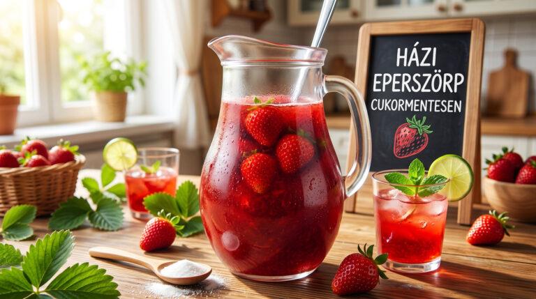 Cukormentes eperszörp recept