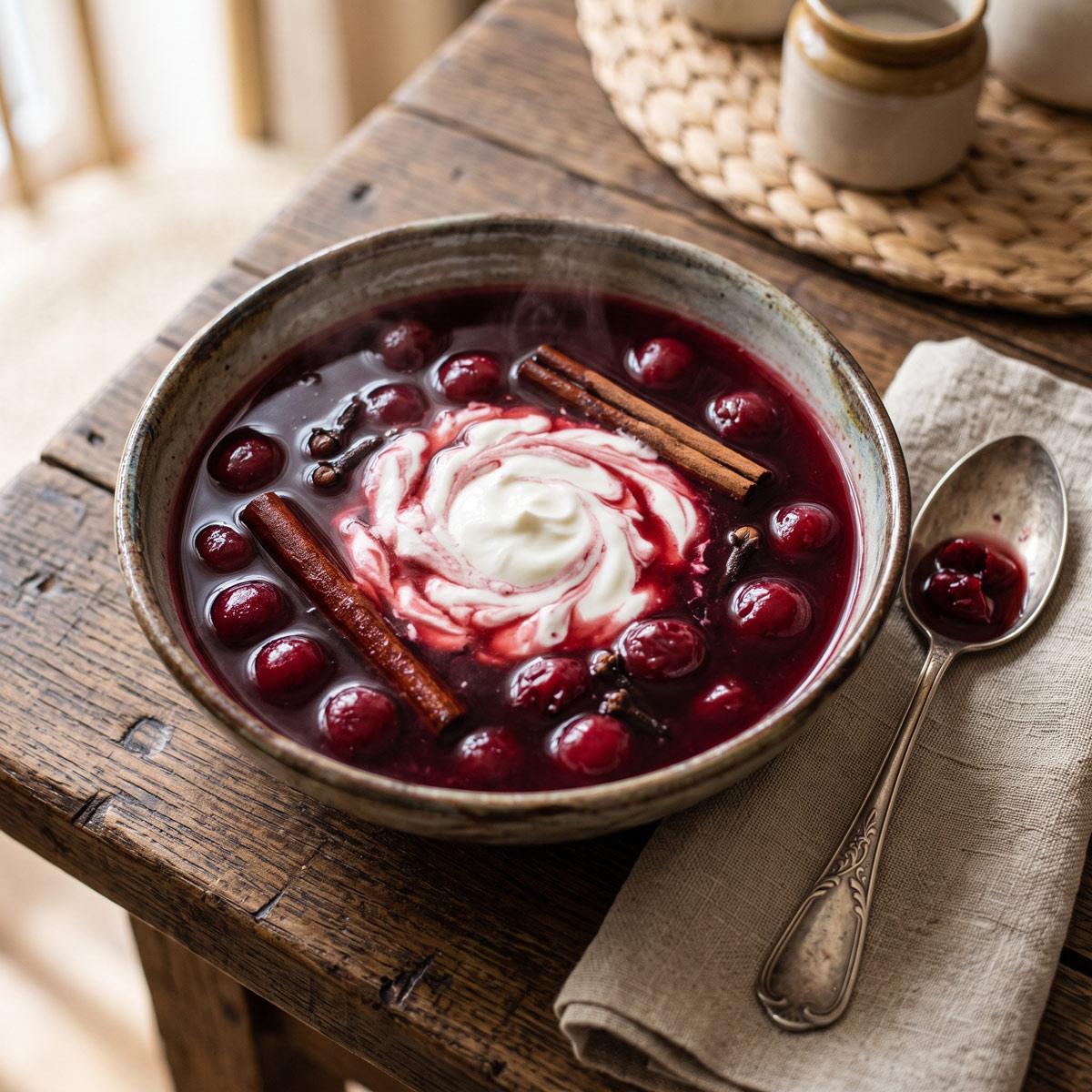 A klasszikus hűsítő meggy leves recept tejfölös habarással A klasszikus hűsítő meggy leves recept tejfölös habarással
