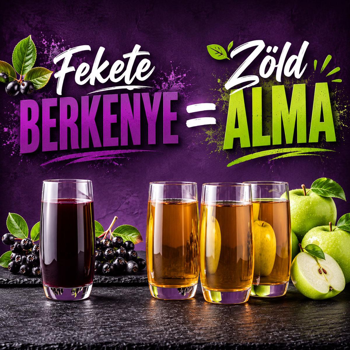 Vitaminok a gyümölcsökben fekete berkenye vs zöldalma Vitaminok a gyümölcsökben fekete berkenye vs zöldalma