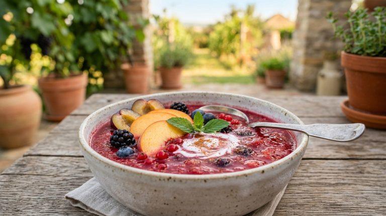Gyümölcsleves recept