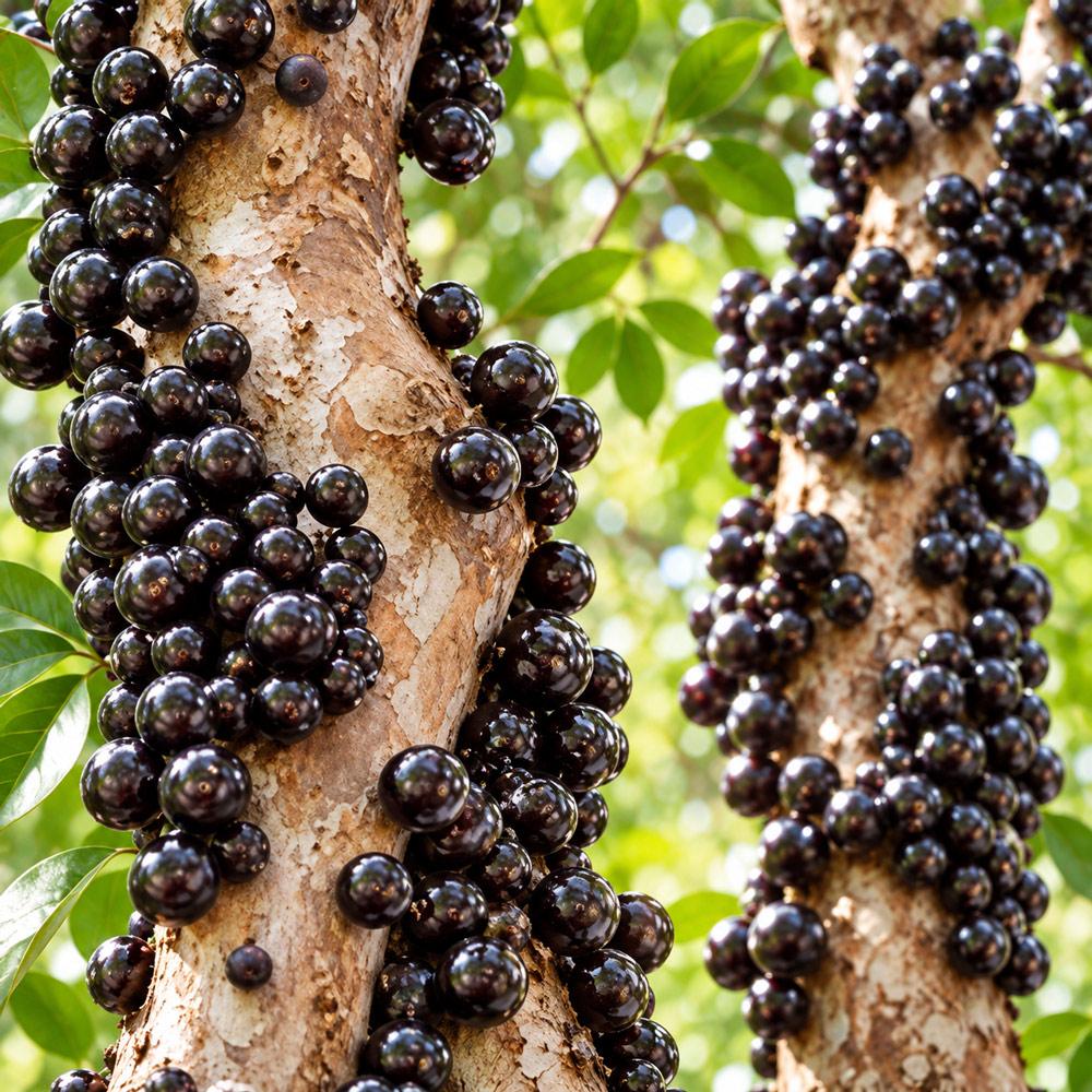 Jabuticaba – gyümölcs a fa törzsén Jabuticaba – gyümölcs a fa törzsén