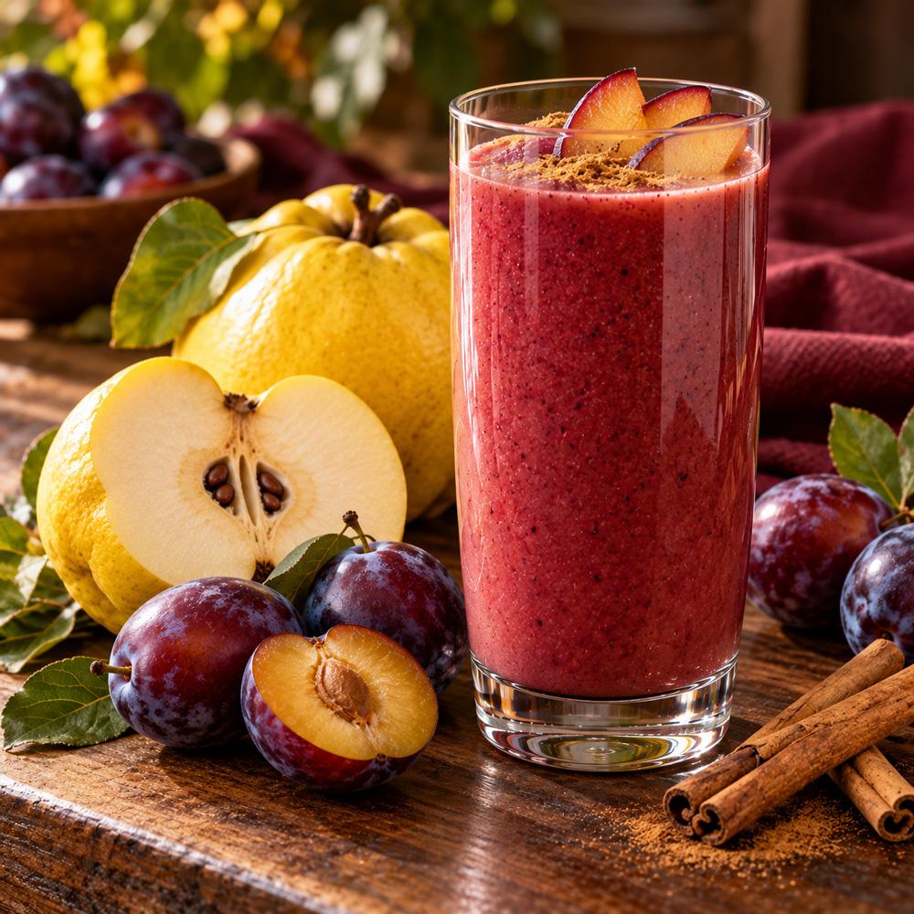 Szilvás smoothie birssel és fahéjjal Szilvás smoothie birssel és fahéjjal