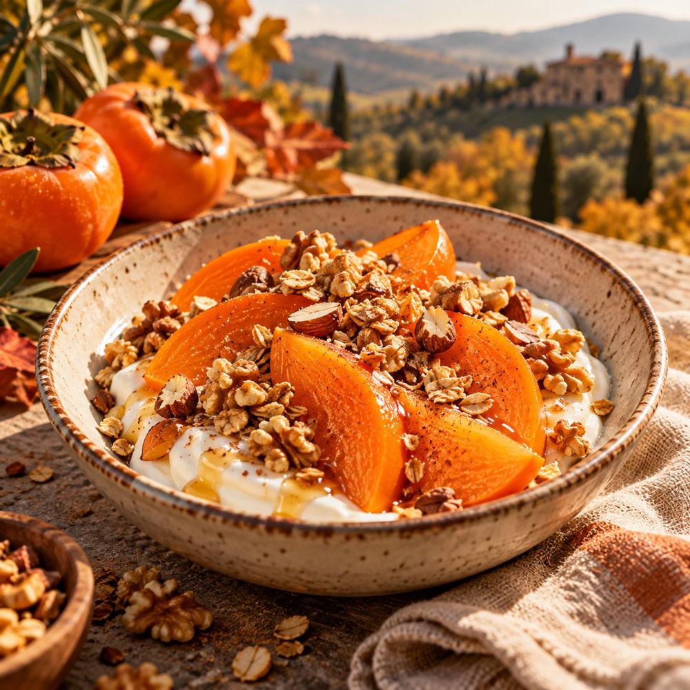 Datolyaszilvas joghurt granola reggeli Datolyaszilvas joghurt granola reggeli